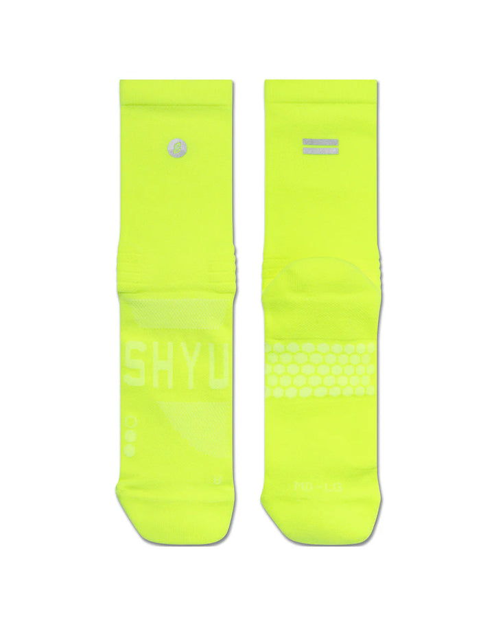 SHYU Racing Half Crew Socks - Volt/Volt/Volt