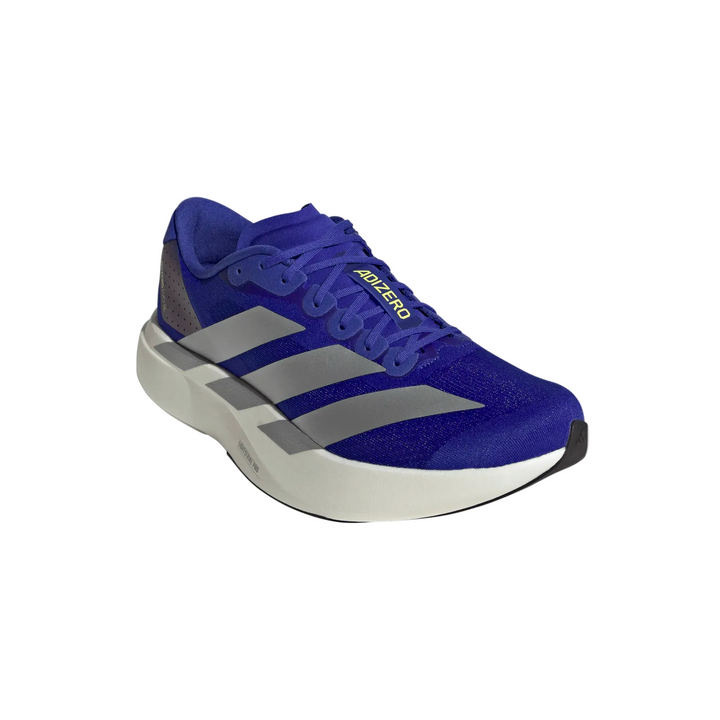 Adidas Mens Adizero Evo SL - Lucid Blue/Silver Metallic/Lucid Lemon - Neutral - SS25