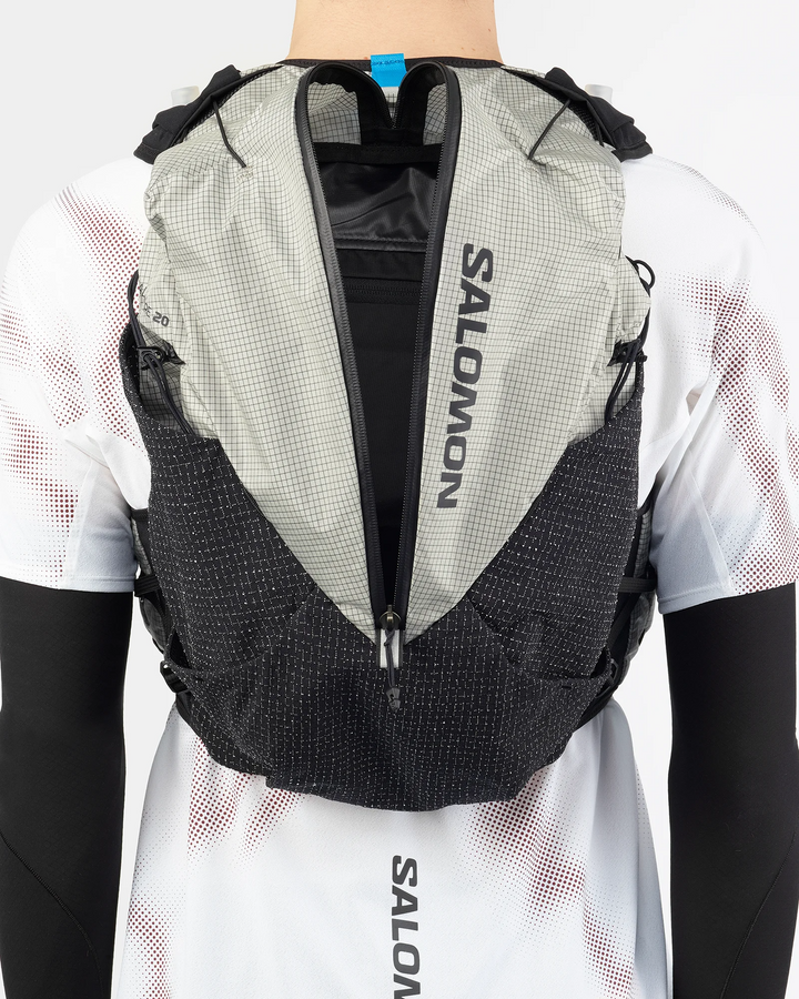 Salomon S/Lab Adventure 20 Vest with Flasks - Black/White