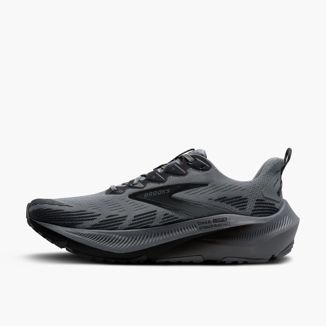 Brooks Mens Ghost Trail - Gray/Gray/Blackened Pearl - Trail - SS26