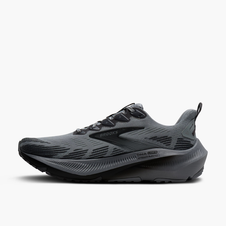 Brooks Mens Ghost Trail - Gray/Gray/Blackened Pearl - Trail - SS26