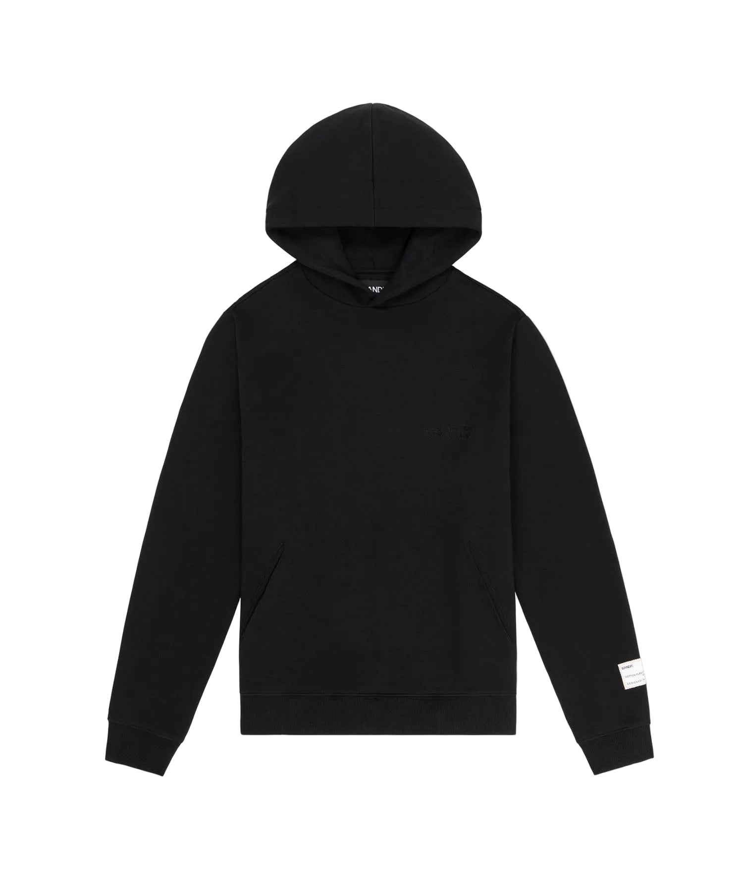 Bandit Unisex-Kapuzenpullover aus klassischer Baumwolle – Bandit Black – SS26