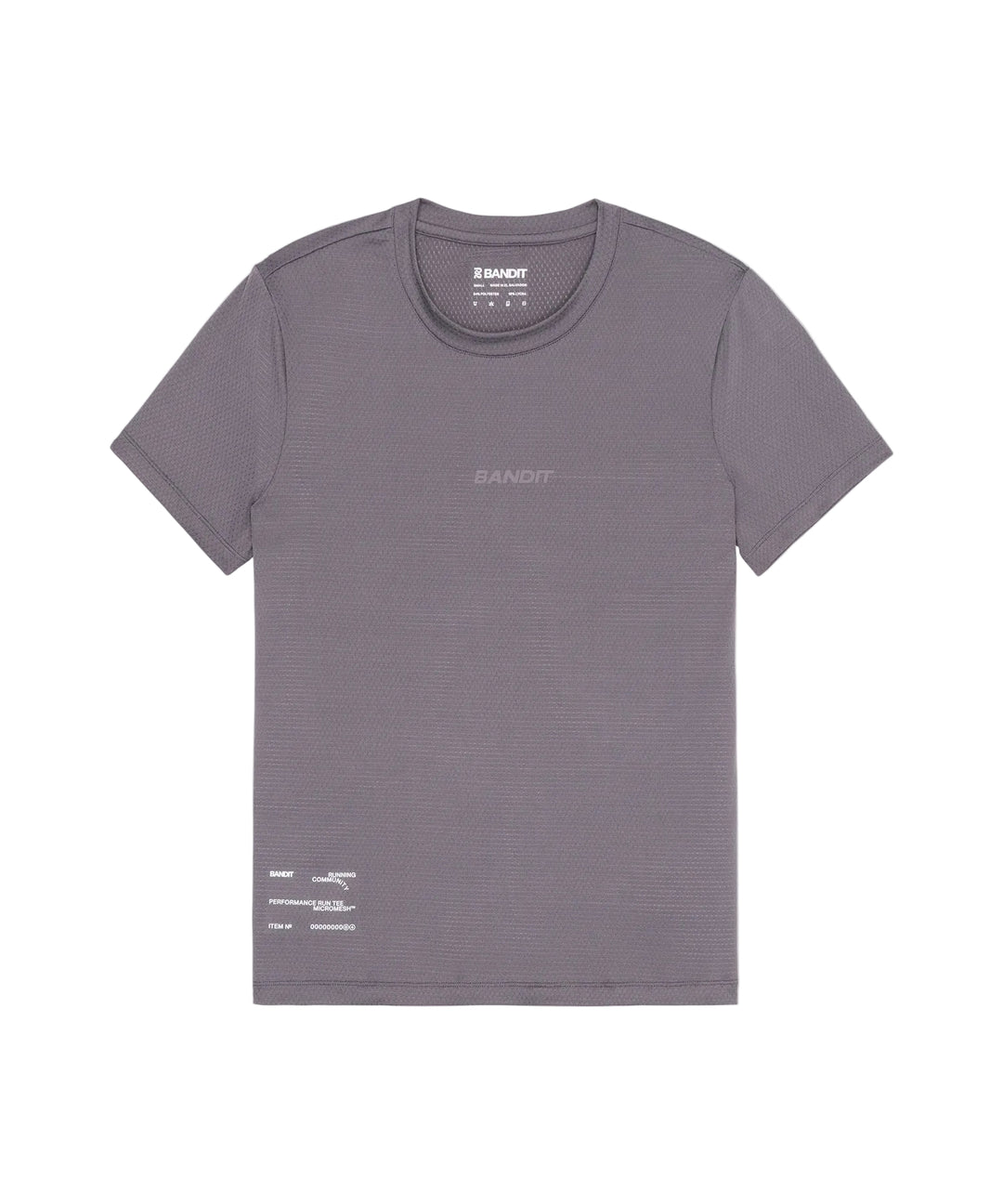 Bandit Damen Kurzarm-Micromesh-T-Shirt – Haze – SS26