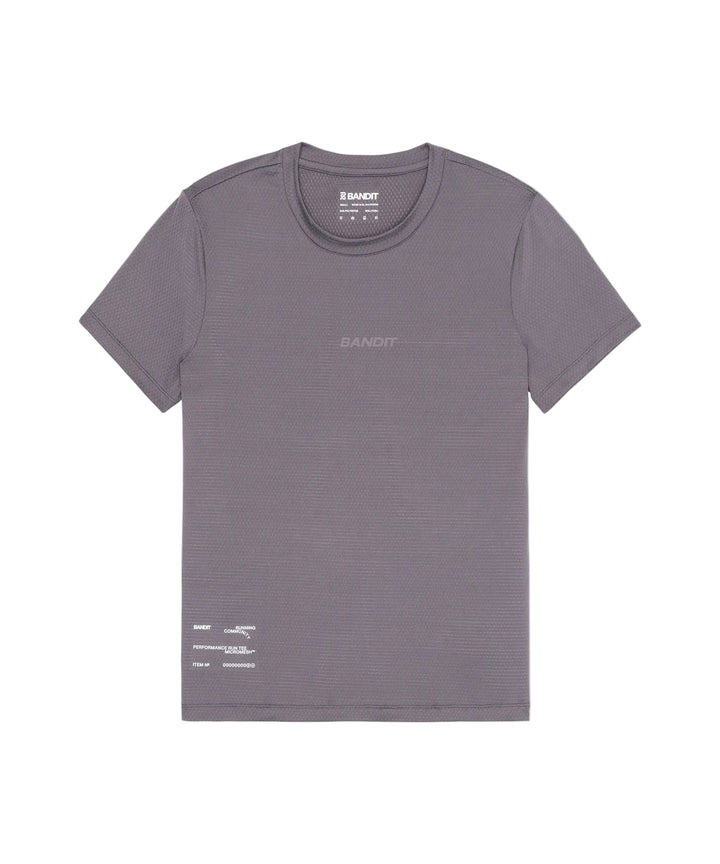 Bandit Damen Kurzarm-Micromesh-T-Shirt – Haze – SS26