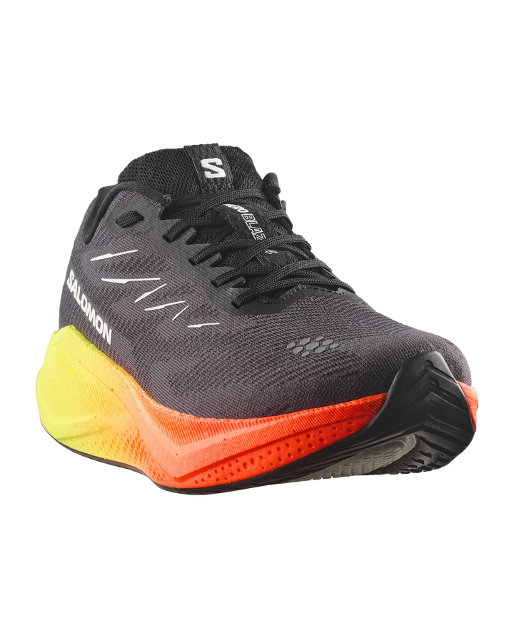 Salomon Mens Aero Blaze 4 Gradient - Black/White/Safety Yellow - Neutral - AW26