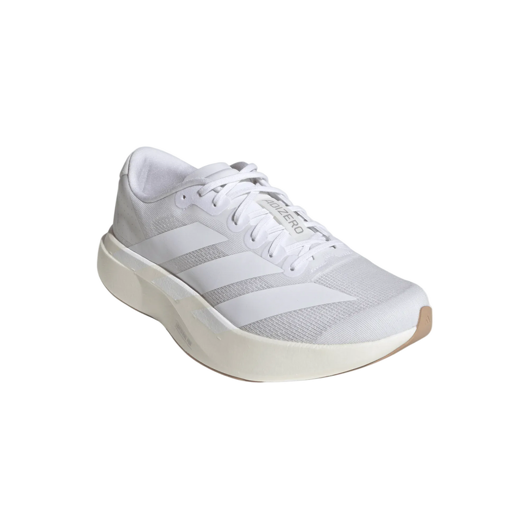 Adidas Mens Adizero Evo SL - Footwear White/Footwear White/Warm Sandstone - Neutral - SS26