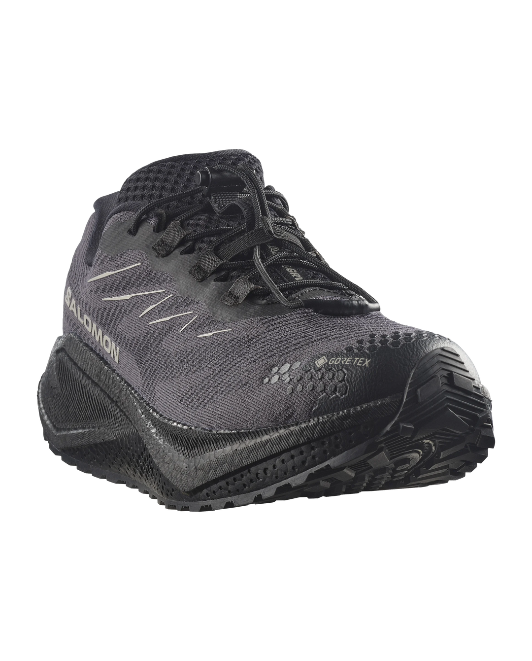 Salomon Mens Aero Blaze 4 GRVL GTX - Black/Black - Trail - AW26