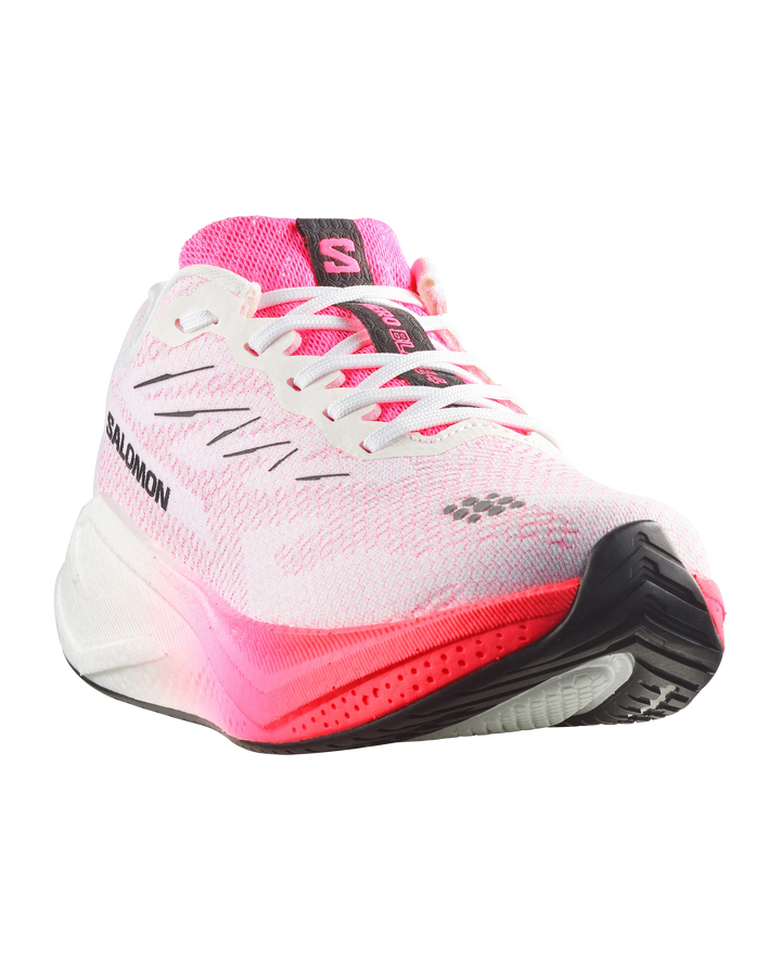 Salomon Womens Aero Blaze 4 - White/Knockout Pink - Neutral - AW26