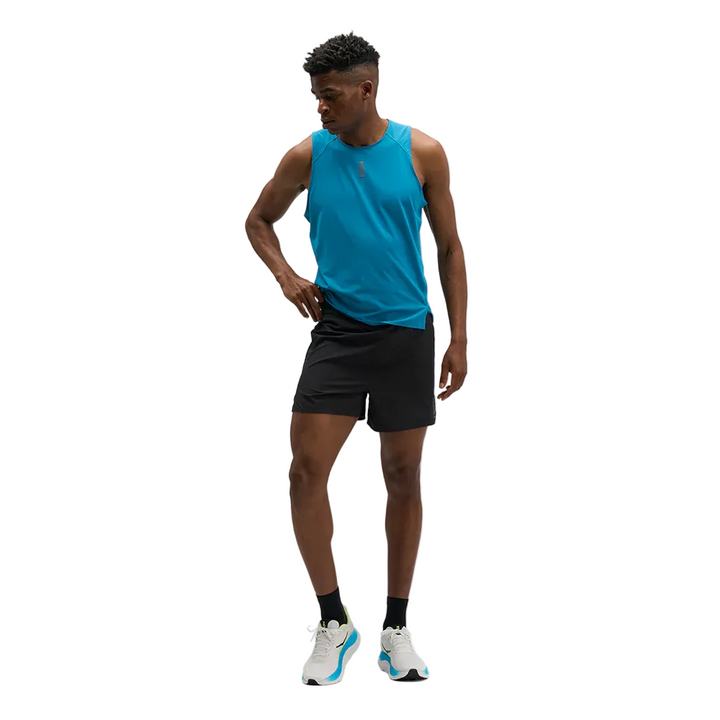 Hoka Mens Glide 5" Short with Brief - Black - AW26