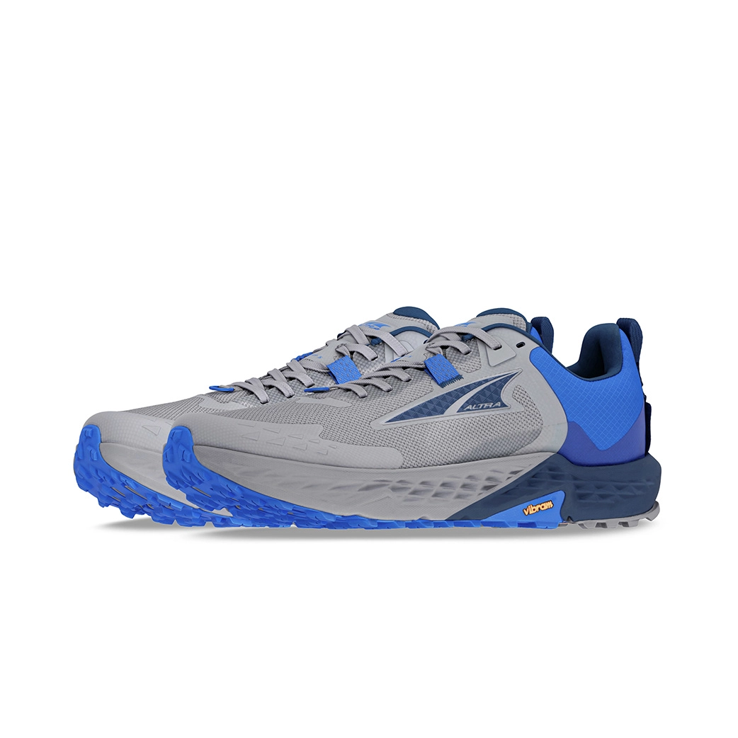 Altra Mens Timp 5 - Gray/Blue - Trail