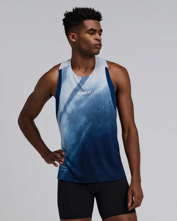 Bandit Mens Specter™ Race Singlet - Undertow Ink Blue - SS26