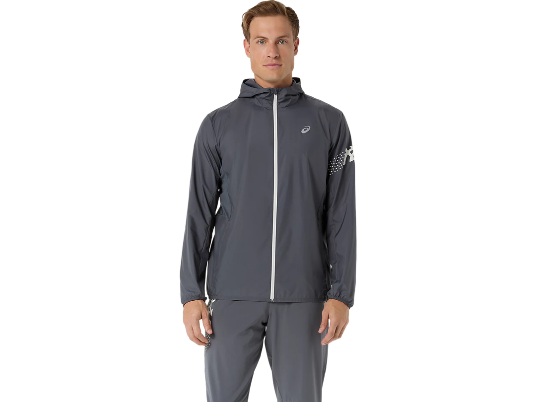 Asics Mens Icon Jacket - Carrier Grey