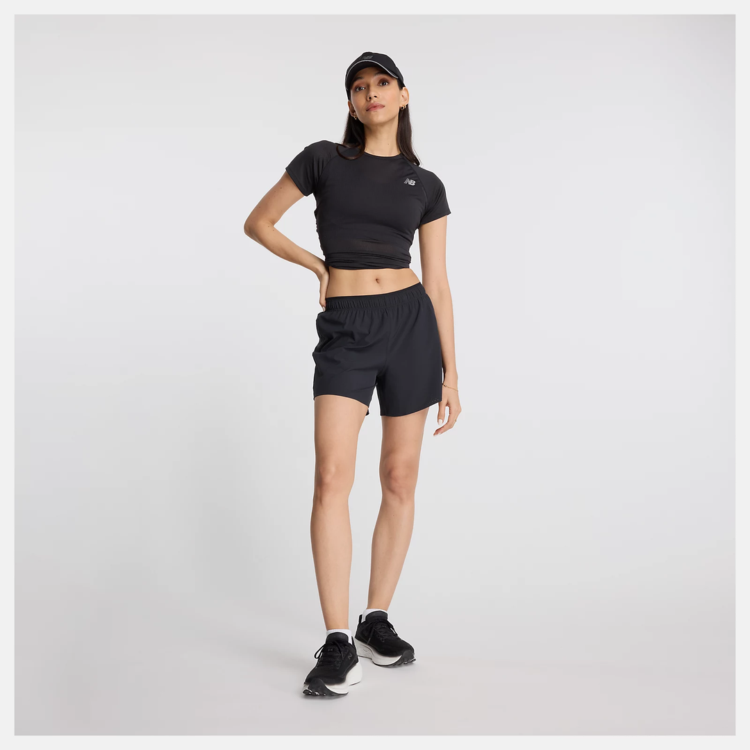 New Balance Womens RC Short 5" - Black