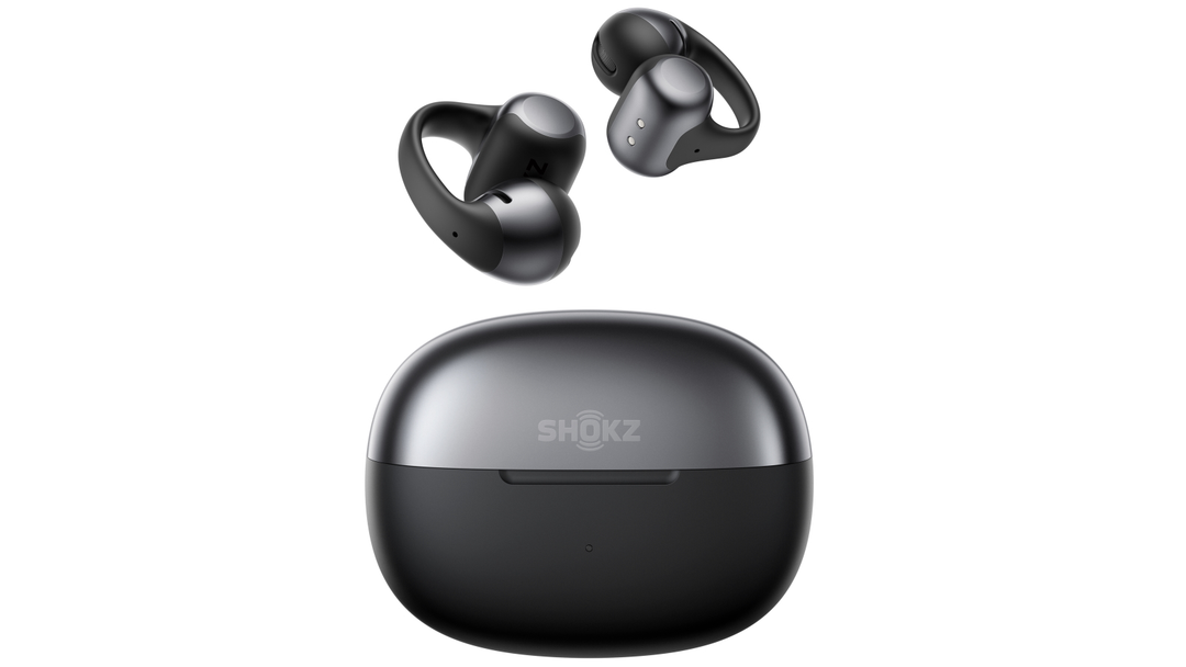 Shokz Open Dots One Open Ear Earbuds - Black