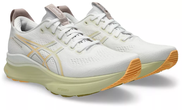 Asics Mens Gel Kayano 32 - White/Orange Glow - Stability - AW25