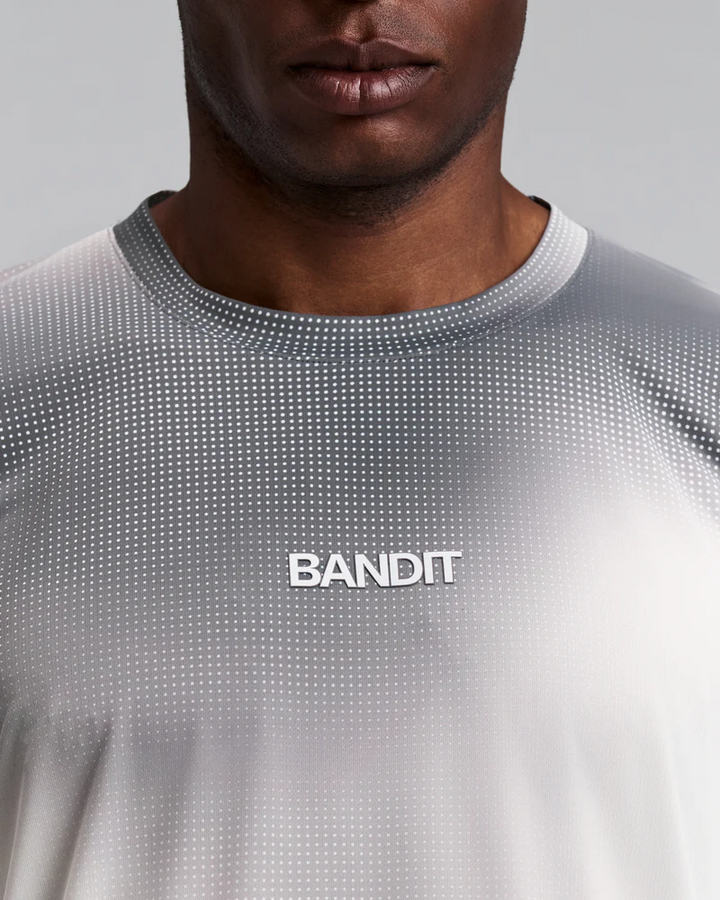 Bandit Men's Specter Performance Tee with Flopack - Micro Geo Gradient - Slate/Plaster - AW26