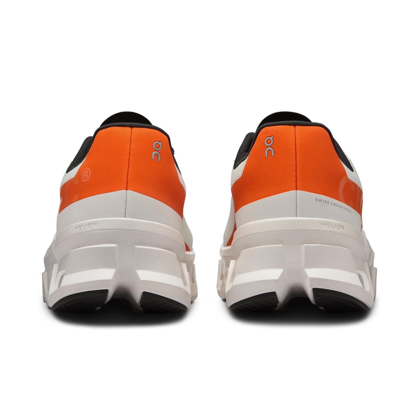 ON Mens Cloudmonster - Undyed White/Flame