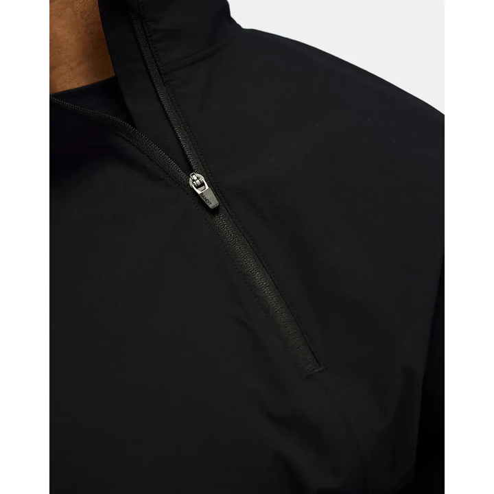 Bandit Mens Windproof Asymetrical Pullover Jacket - Black - SS26