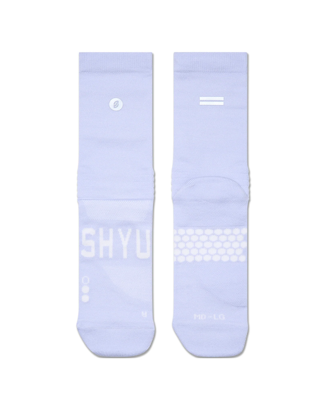 SHYU Racing Half Crew Socken – Flieder/Flieder/Flieder