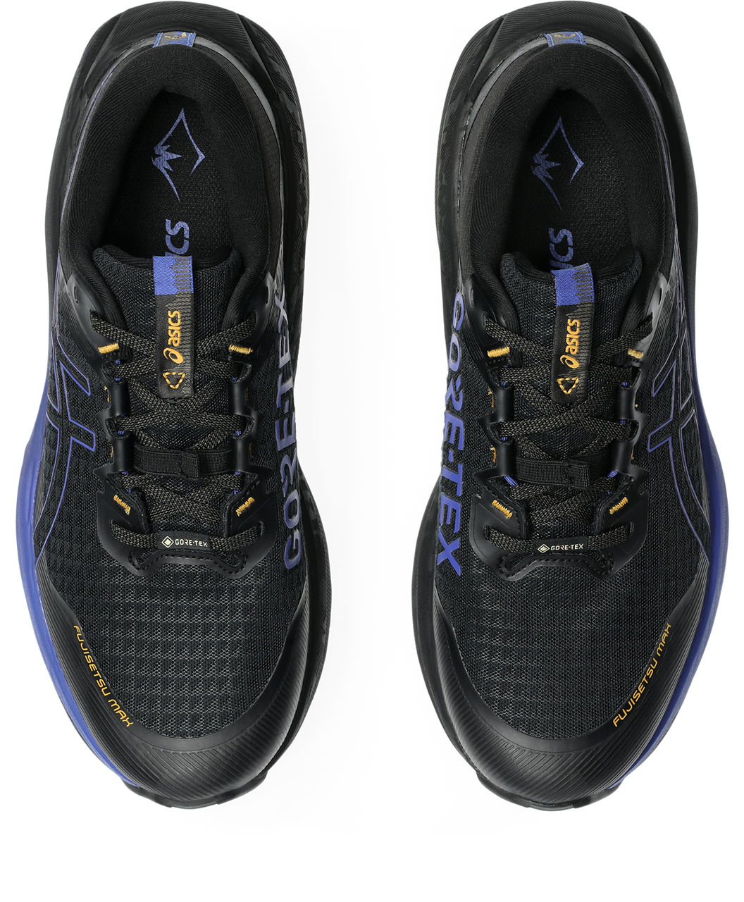 Asics Herren Fujisetsu Max GTX – Schwarz/Dunkles Kobalt – Trail – SS26