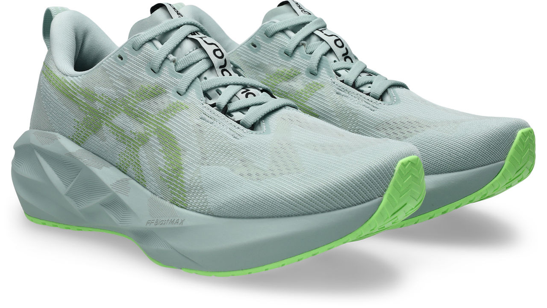 Asics Mens Novablast 5 - Cold Moss/Light Orange - Neutral - SS26