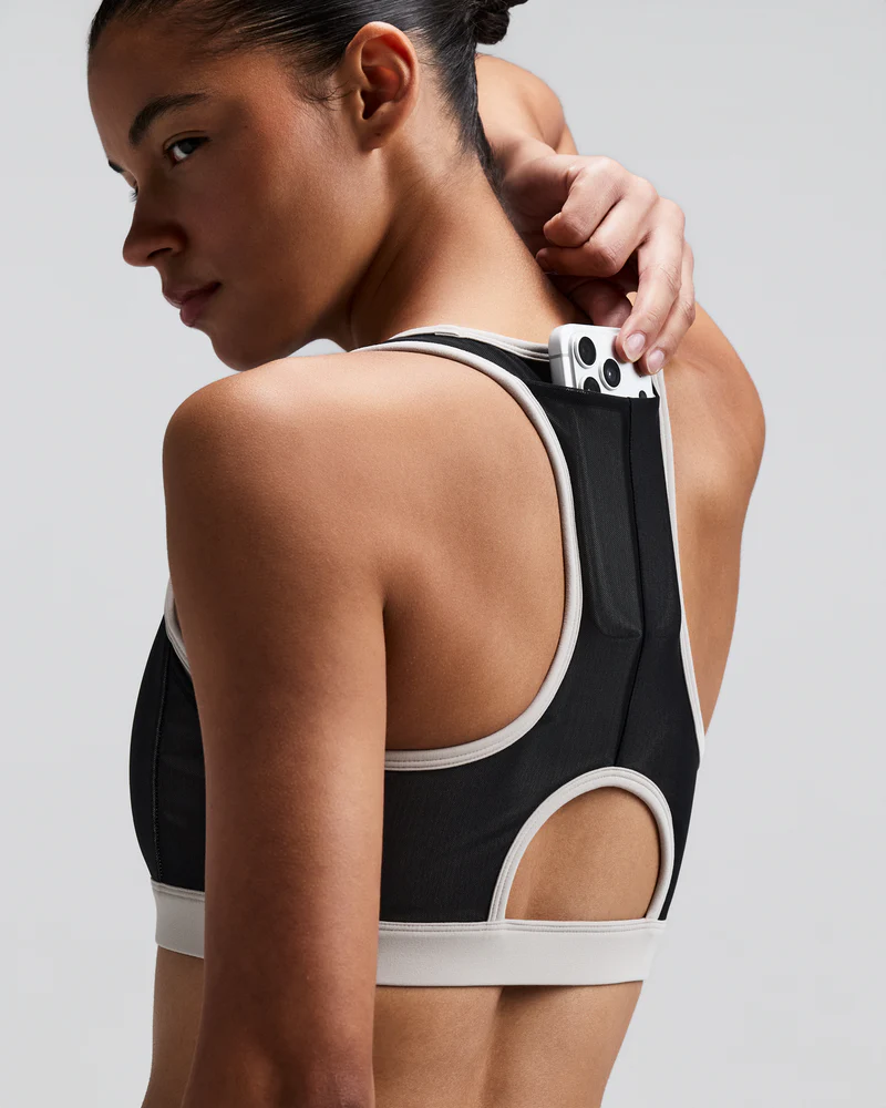 Bandit Women's Vanisher Reverso Scoop Neck Run Bra - Black/Plaster - AW26