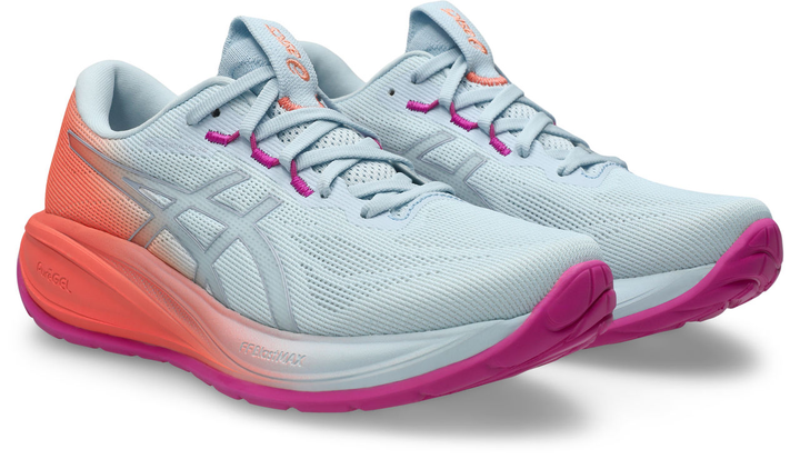 Asics Womens Gel Cumulus 28 - Sky/Sun Coral - Neutral - SS26