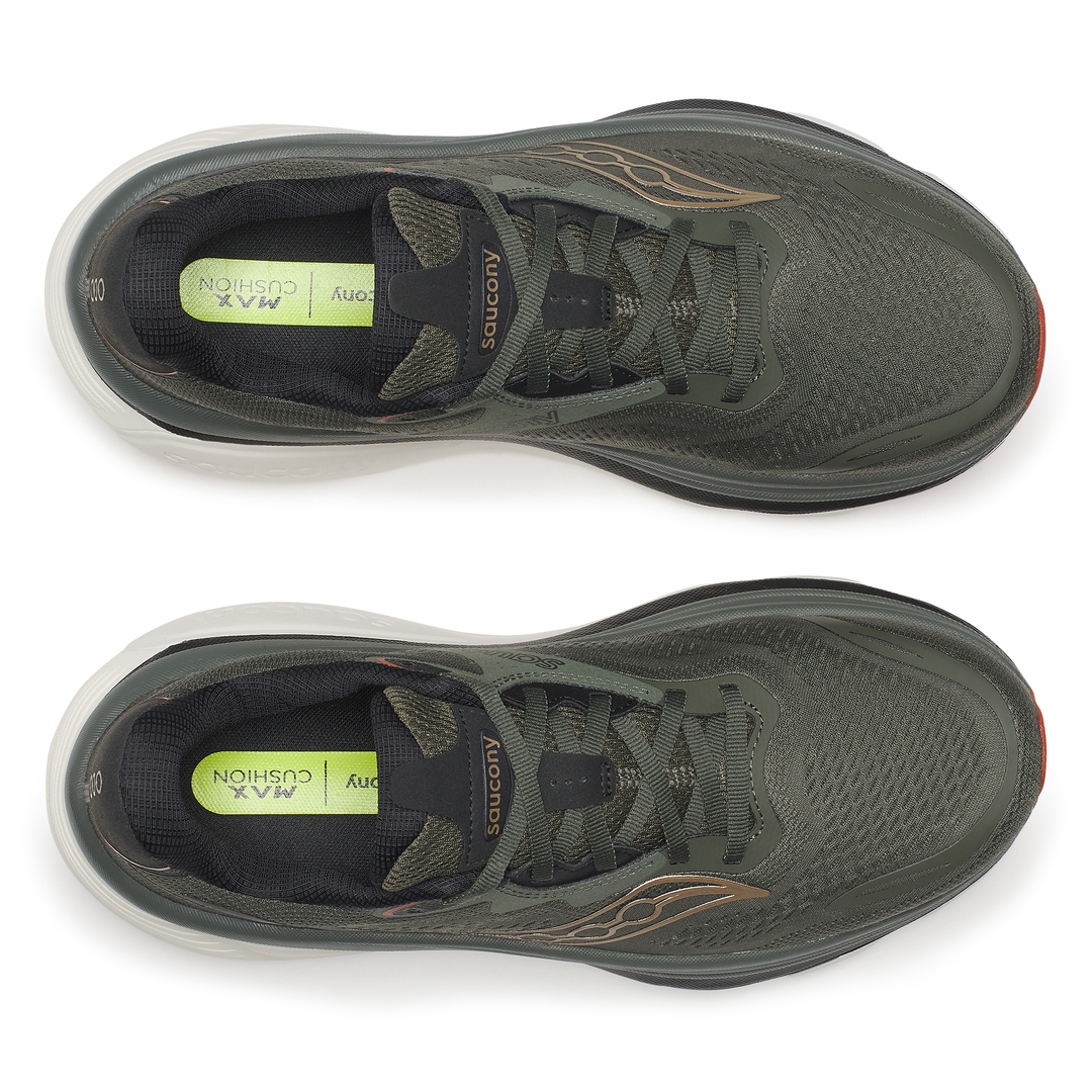 Saucony Mens Hurricane 26 - Fatigue/Black - Stability - AW26
