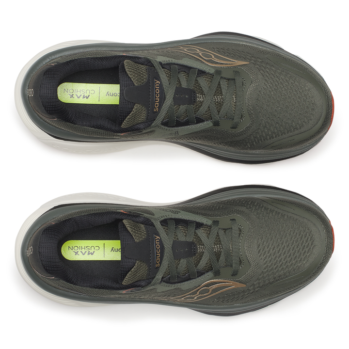 Saucony Mens Hurricane 26 - Fatigue/Black - Stability - AW26
