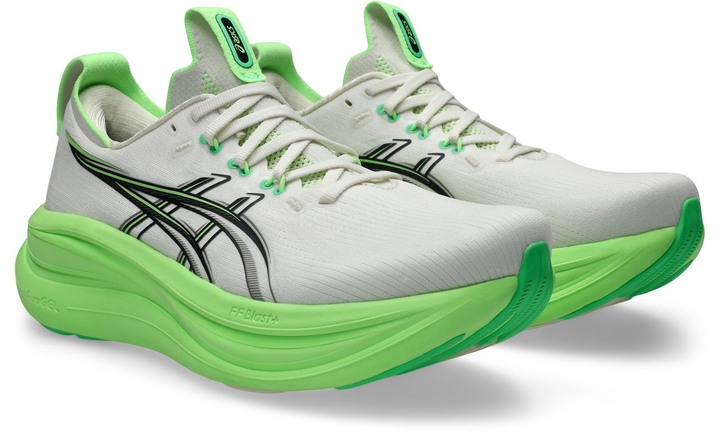 Asics Mens Gel Nimbus 28 - Cream/Black - Neutral - SS26