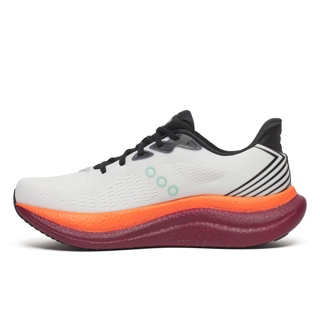 Saucony Mens Triumph 23 - White/Crimson - Neutral - SS26