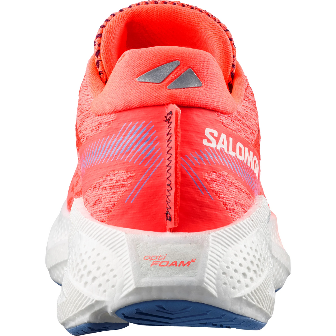 Salomon Mens Aero Glide 4 - Neon Flame/White/Persian Jewel - Neutral - SS26