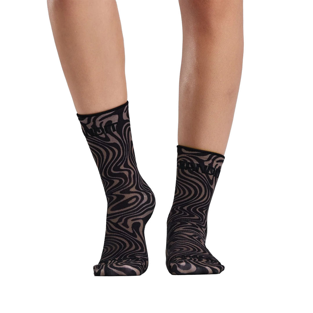 Bandit Lite Run Quarter Socks ( 2 Pack ) - Melted Marble
