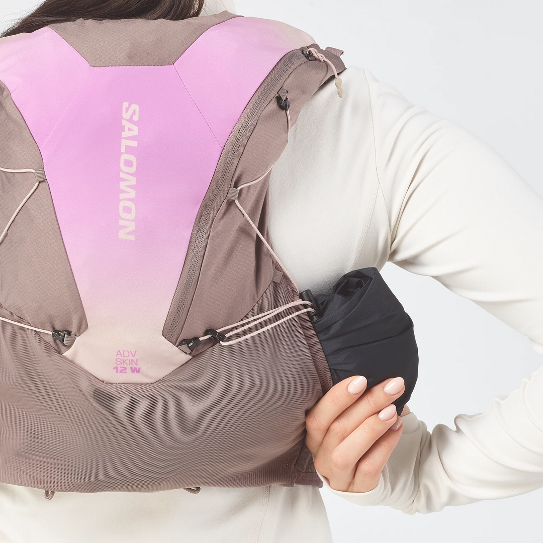 Salomon Womens ADV Skin 12 Womens Gradient Vest with Flasks - Iron/Shadow Gray