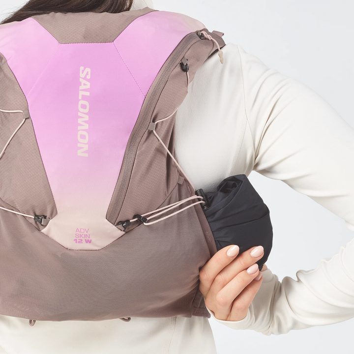 Salomon Womens ADV Skin 12 Womens Gradient Vest with Flasks - Iron/Shadow Gray