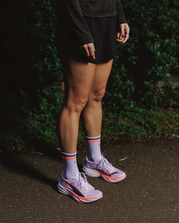 SHYU Racing Half Crew Socks - Parma/Red/Graphite
