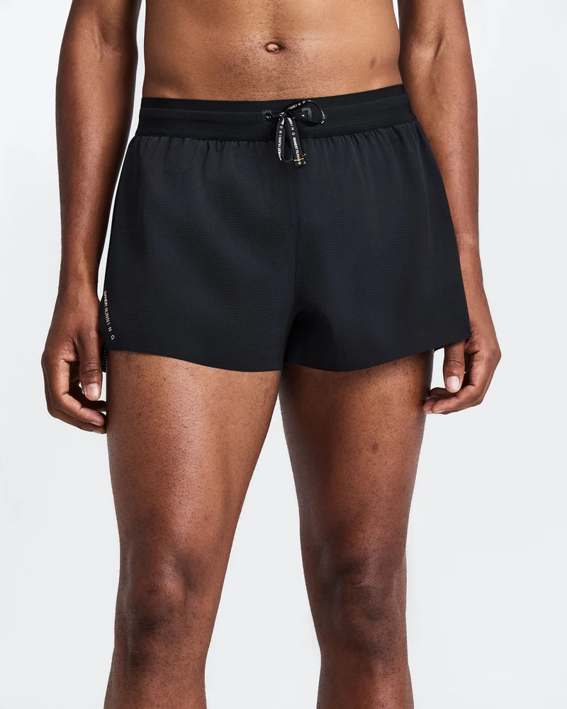 Bandit Men's RipSpeed 3" Split Shorts - Black - AW26