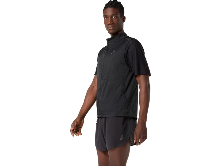 Asics Mens Metarun Packable Gilet - Performance Black