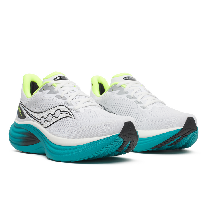 Saucony Mens Triumph 24 - White/Tranquil - Neutral - AW26