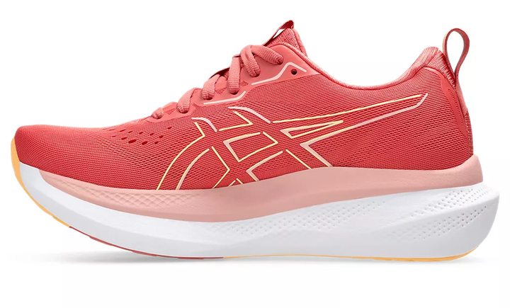 Asics Womens Glideride Max - Dark Pink Clay/Orange Glow - Neutral - AW25