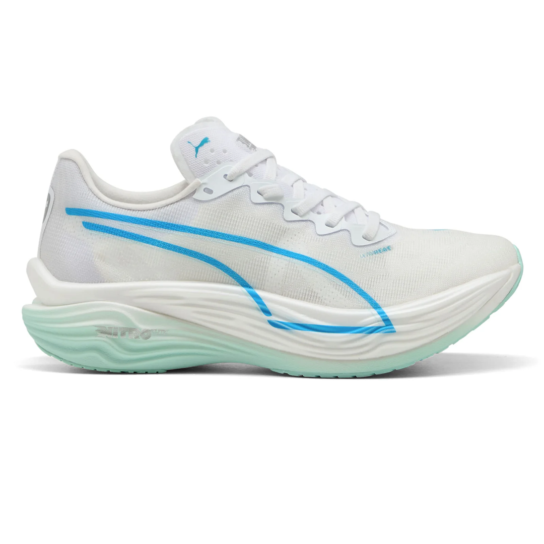 Puma Womens Deviate NITRO Elite 3 - Puma White/Speed Blue - Neutral - AW25
