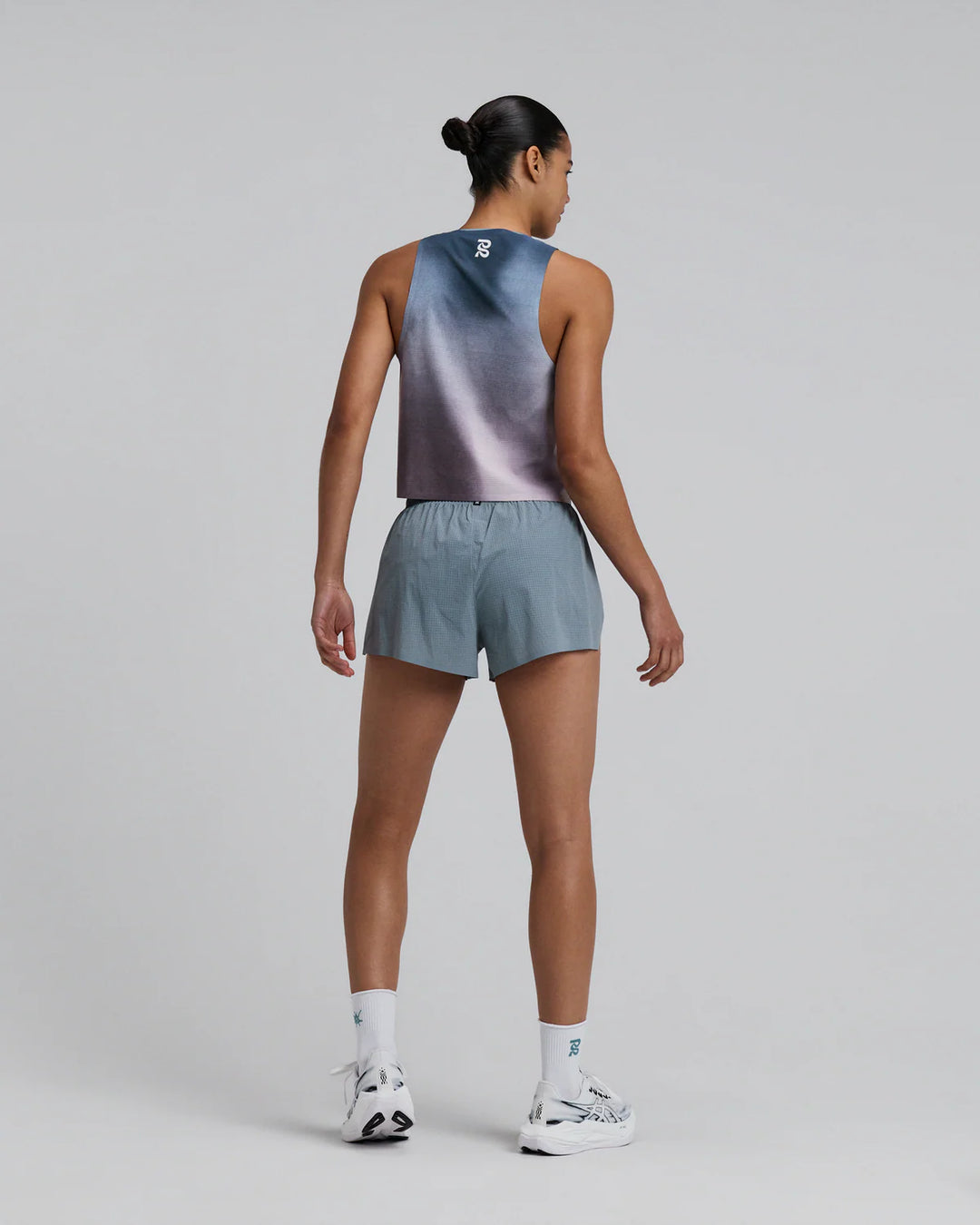 Bandit Womens Tank Singlet - Aegean Blue Wave Print - SS26