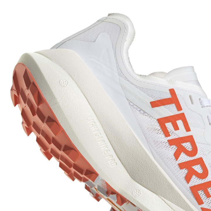 Adidas Womens Terrex Agravic Speed - Footwear White/Impact Orange/Dash Grey - Trail - SS25
