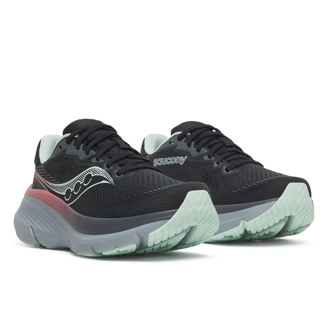 Saucony Womens Guide 19 - Schwarz/Calm - Stabilität - SS26