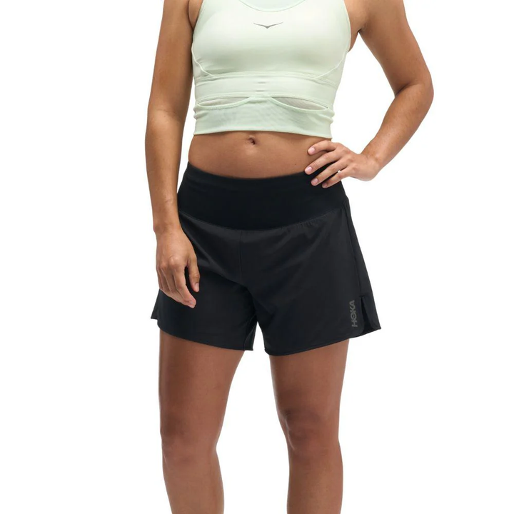 Short Hoka Femme Glide 4" - Noir