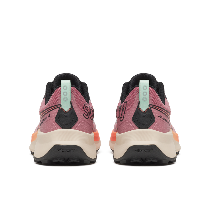 Saucony Womens Peregrine 16 - Mauve/Salmon - Trail - SS26