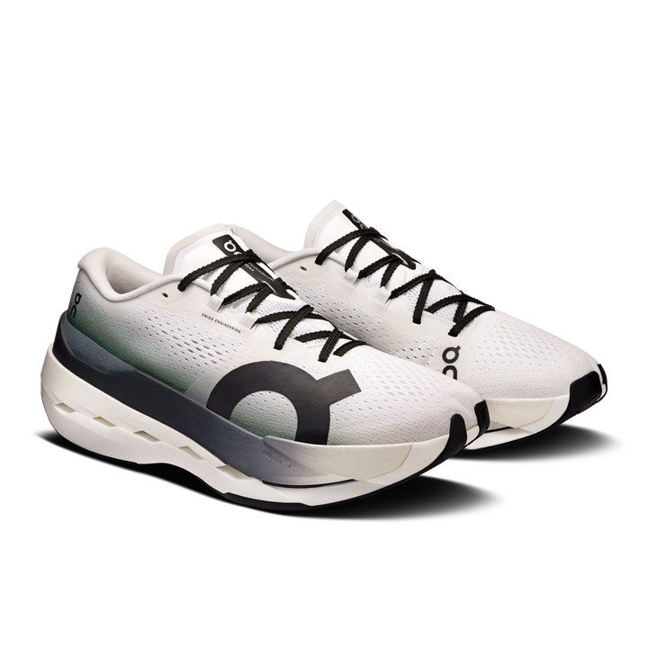 ON Mens Cloudboom Max - White/Black - Neutral - AW25