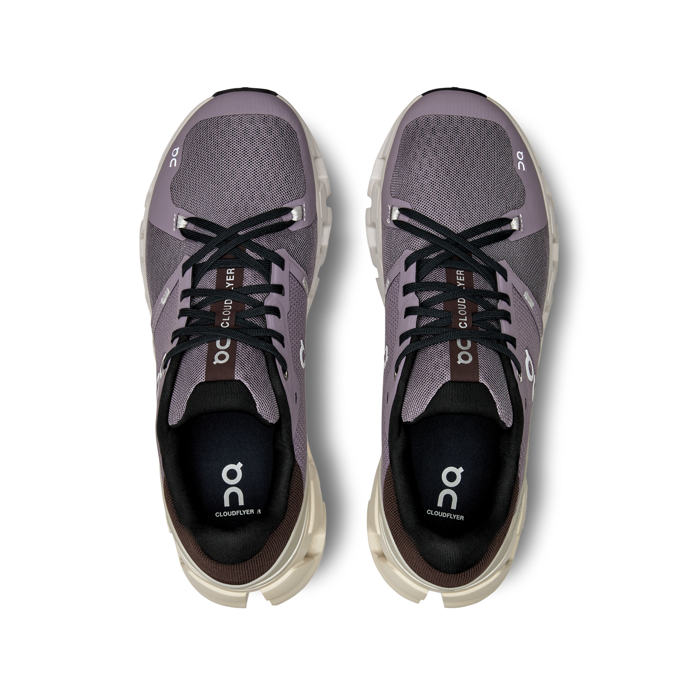 ON Mens Cloudflyer 4 - Shark/Pearl