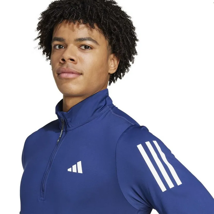 Adidas Mens Own The Run Half Zip - Ink/White