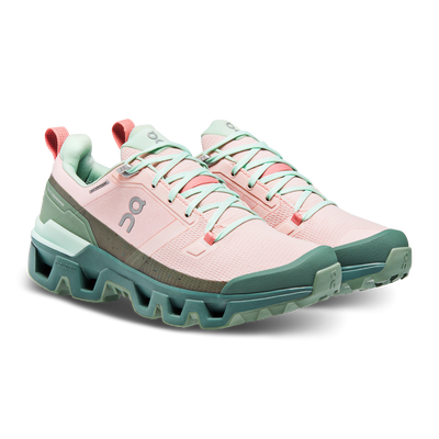 ON Womens Cloudwander Waterproof - Doe/Ivy - Trail
